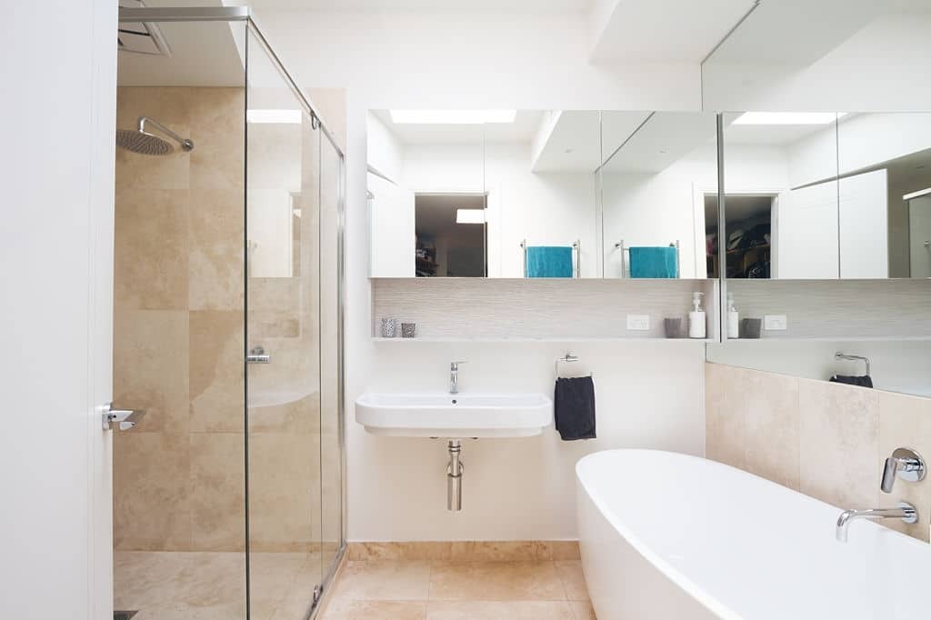Porcilin Tile Bathroom Vanity Refinishing